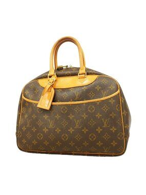 Louis Vuitton Handbag Monogram Deauville Brown
